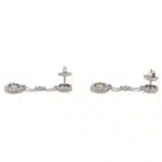 Vintage Tiffany & Co. 'Rose' Diamond Drop Floral Earrings