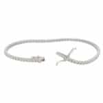 2.93 Carat Round Brilliant Cut Diamond Line Tennis Bracelet