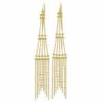 Vintage Tiffany & Co. Tassel Chandelier Drop Earrings