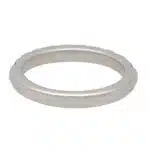 Emerald and Diamond Half Eternity Band Ring