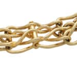 Vintage Cartier Double Twisted Chain Link Necklace