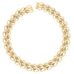 Vintage Cartier Double Twisted Chain Link Necklace