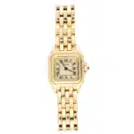 Vintage Cartier Panthere Yellow Gold Watch