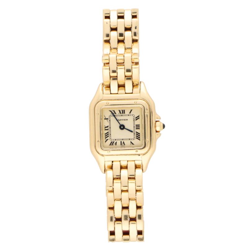 Vintage Cartier Panthere Yellow Gold Watch