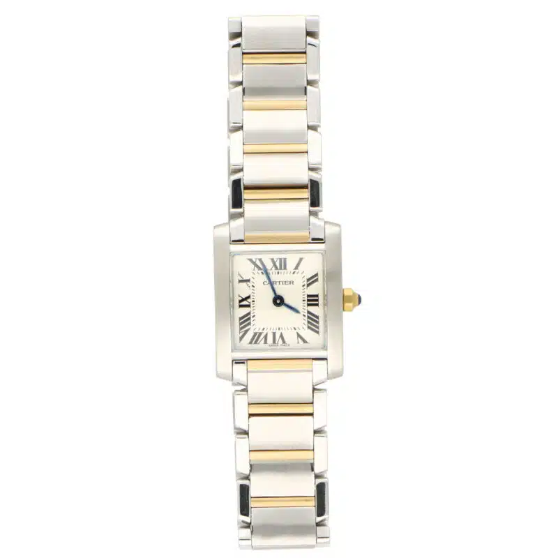 Vintage Cartier Yellow Gold and Steel Tank Francaise Watch