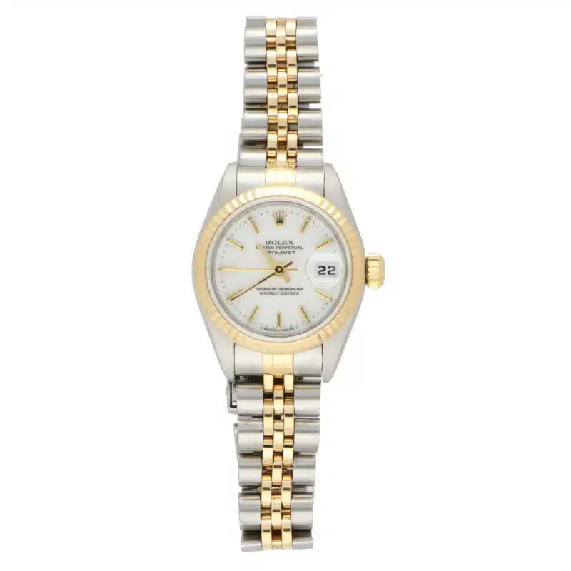 Vintage 1999 Steel and Gold Rolex Oyster Perpetual Date Watch