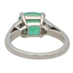 Vintage Emerald and Diamond Trilogy Ring