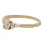 Vintage GIA Certified Oval Cut Diamond Ring