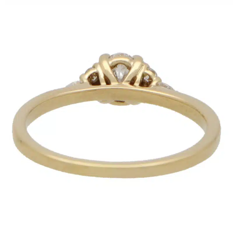 Vintage GIA Certified Oval Cut Diamond Ring