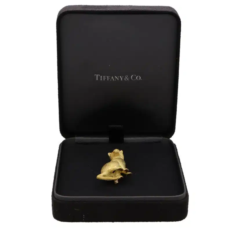 Vintage Tiffany & Co. Sapphire Cat Brooch