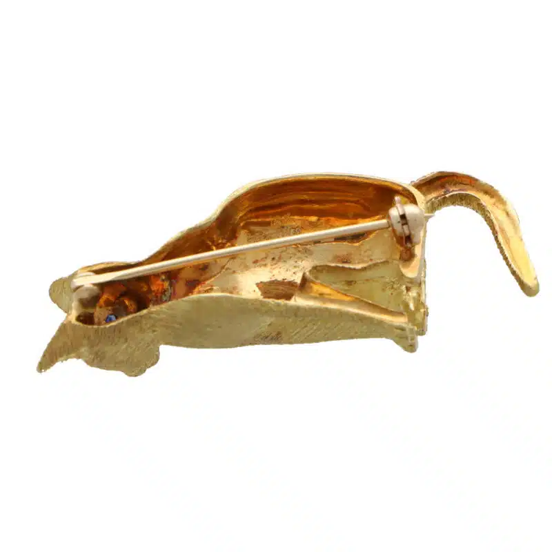 Vintage Tiffany & Co. Sapphire Cat Brooch