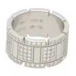 Vintage Cartier Diamond Tank Francaise Band Ring