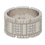 Vintage Cartier Diamond Tank Francaise Band Ring