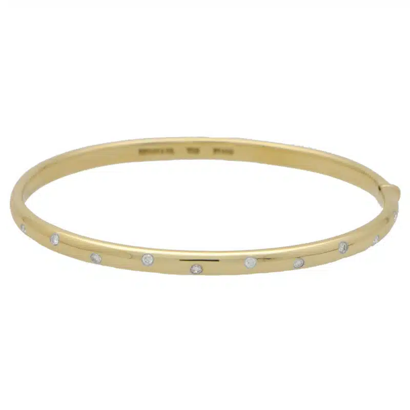 Vintage Tiffany & Co. Diamond 'Dots' Bangle