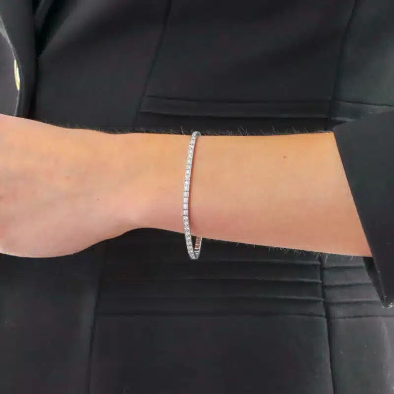 Vintage Cartier Lanières Diamond Line Bracelet