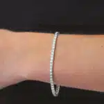 Vintage Cartier Lanières Diamond Line Bracelet