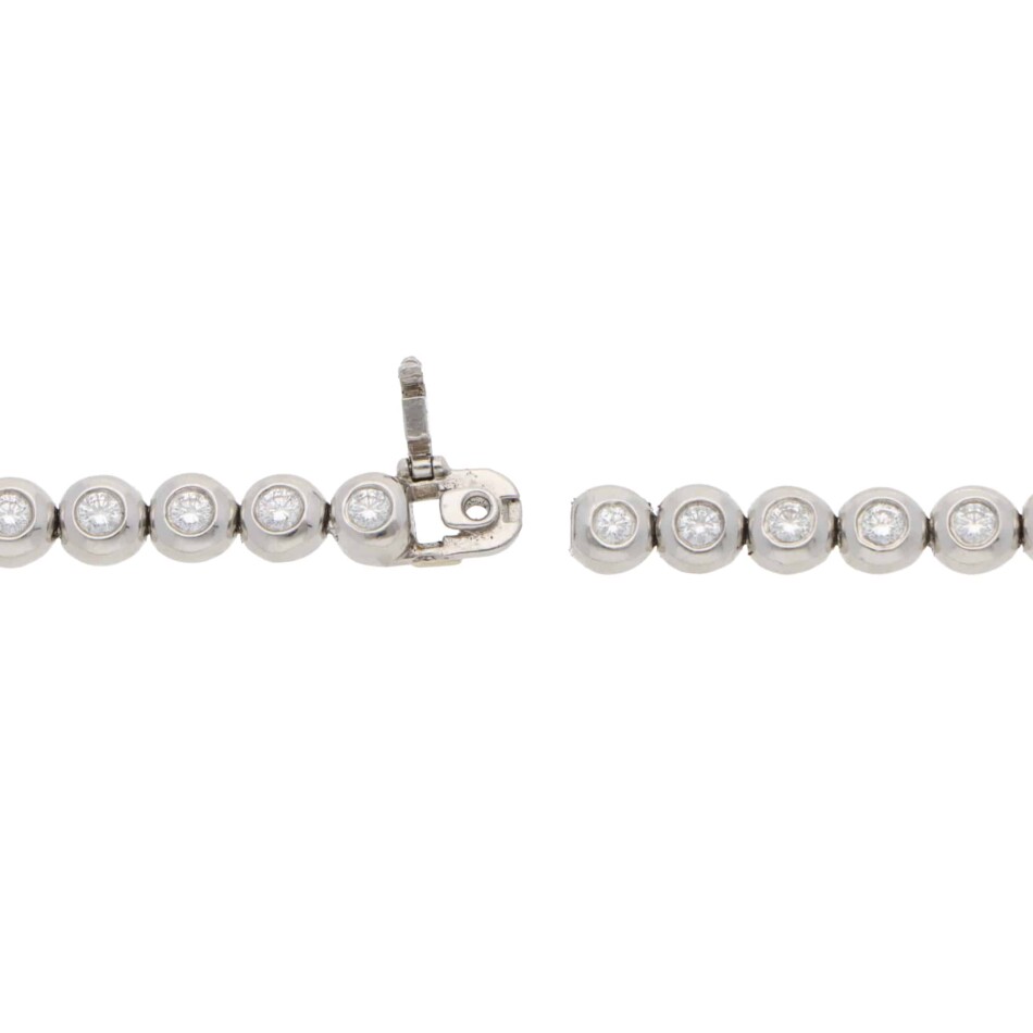Vintage Tiffany & Co. Diamond Line Necklace in Platinum