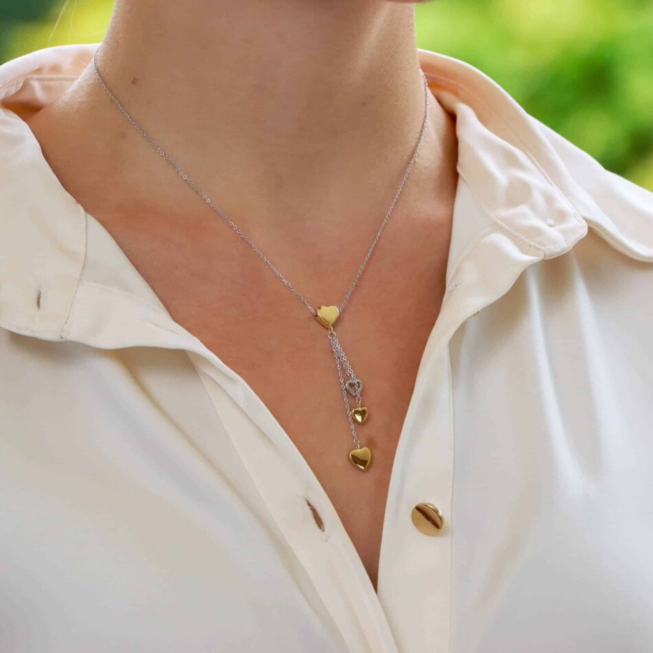 Vintage Tiffany & Co. Heart Drop Necklace