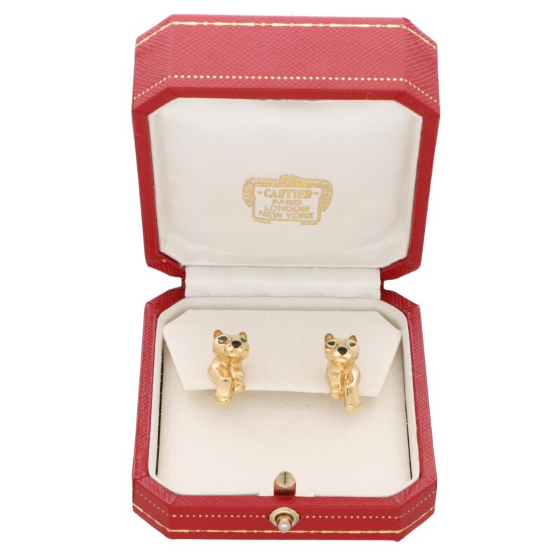 Vintage Cartier Panther Earrings