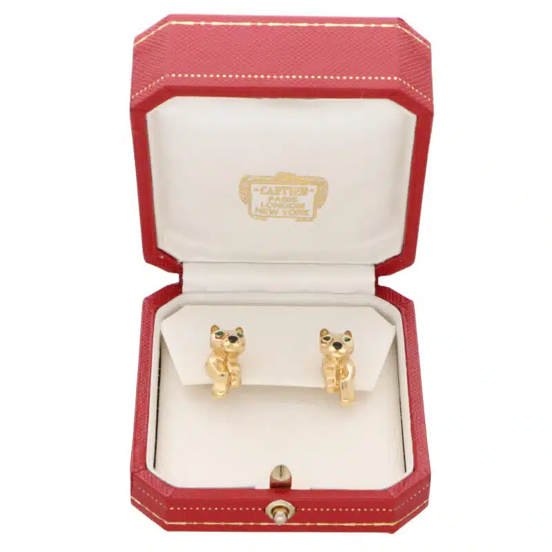 Vintage Cartier Panther Earrings