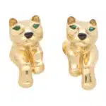 Vintage Cartier Panther Earrings