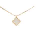 Vintage Van Cleef & Arpels Mother of Pearl Alhambra Pendant