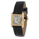 Vintage Cartier Tank Francaise 2385 18k Yellow Gold Watch