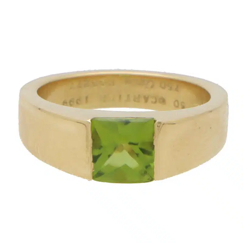 Vintage Yellow Gold Cartier Tank Ring