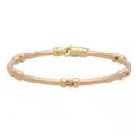 Vintage Bvlgari Link Bracelet in Rose Gold