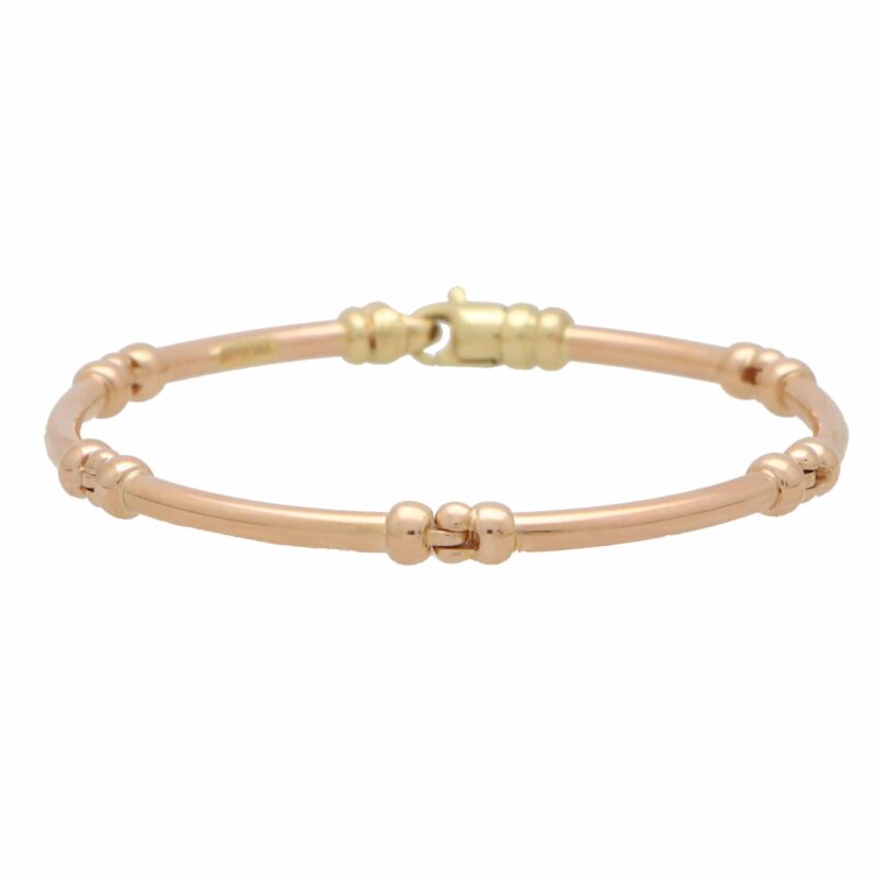 Vintage Bvlgari Link Bracelet in Rose Gold