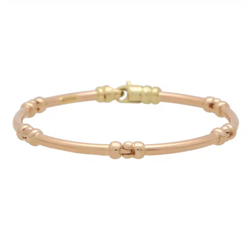 Vintage Bvlgari Link Bracelet in Rose Gold