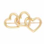 Vintage Tiffany & Co. Triple Heart Brooch