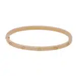 Vintage Cartier Rose Gold Mini Love Bangle, Size 17