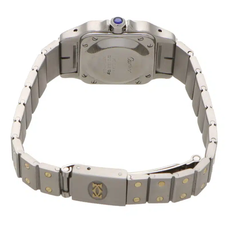 Vintage 24mm Cartier Santos Galbée Steel and Gold Watch