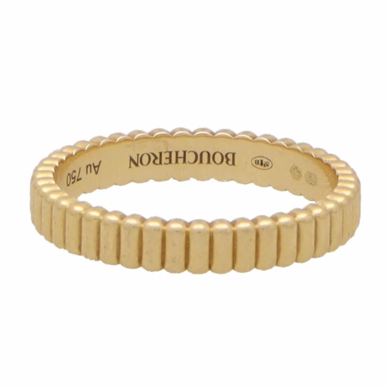 Vintage Boucheron 'Quatre Grosgrain' Band Ring