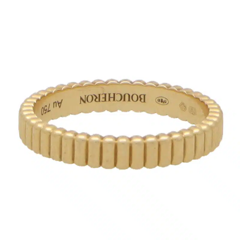 Vintage Boucheron 'Quatre Grosgrain' Band Ring