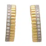Vintage Boucheron 'Quatre Radiant' Diamond Hoop Earrings