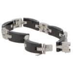 Vintage Cartier Black Ceramic and Diamond Bracelet