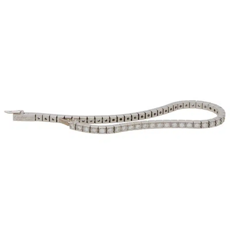 Vintage Cartier Lanières Diamond Line Bracelet