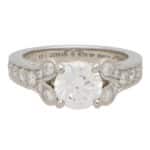 Vintage Cartier Ballerine 1.03 Carat Diamond Ring