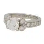 Vintage Cartier Ballerine 1.03 Carat Diamond Ring