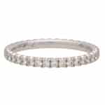 Vintage Cartier Full Diamond Eternity Band Ring