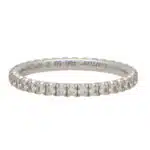Vintage Cartier Full Diamond Eternity Band Ring