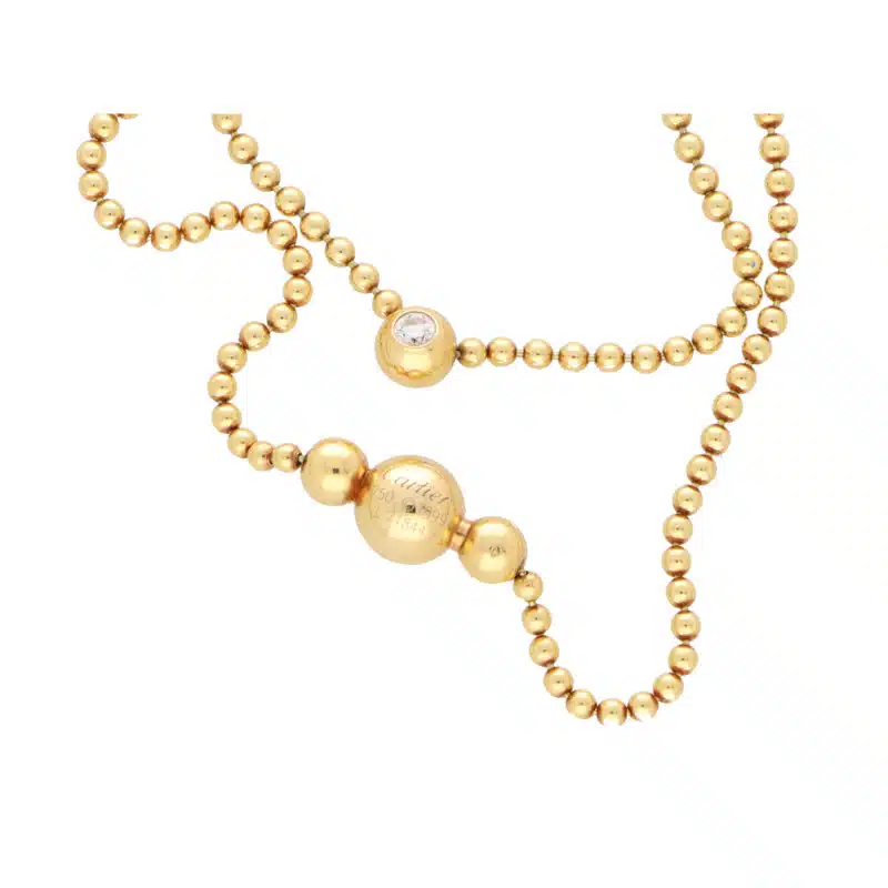 Vintage Cartier 'Perles De Diamant' Diamond Necklace