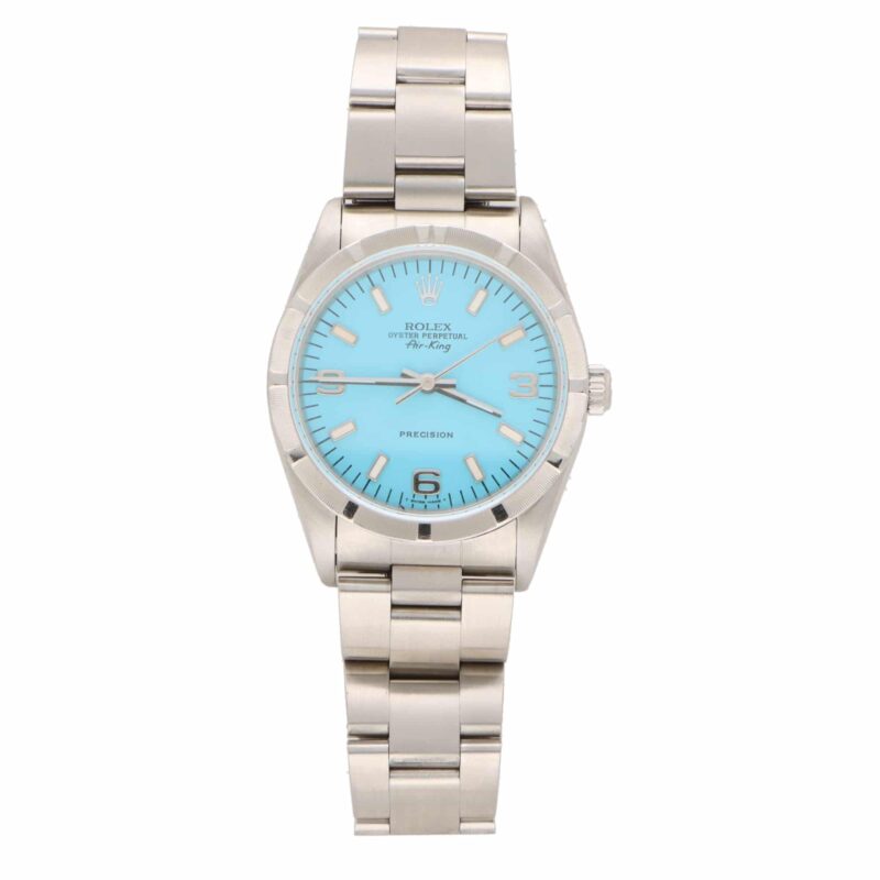 Vintage 1994 Automatic ‘Tiffany Blue’ Rolex Oyster Date Watch