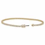 Contemporary 3.01ct Diamond Tennis Bracelet in Yellow Gold