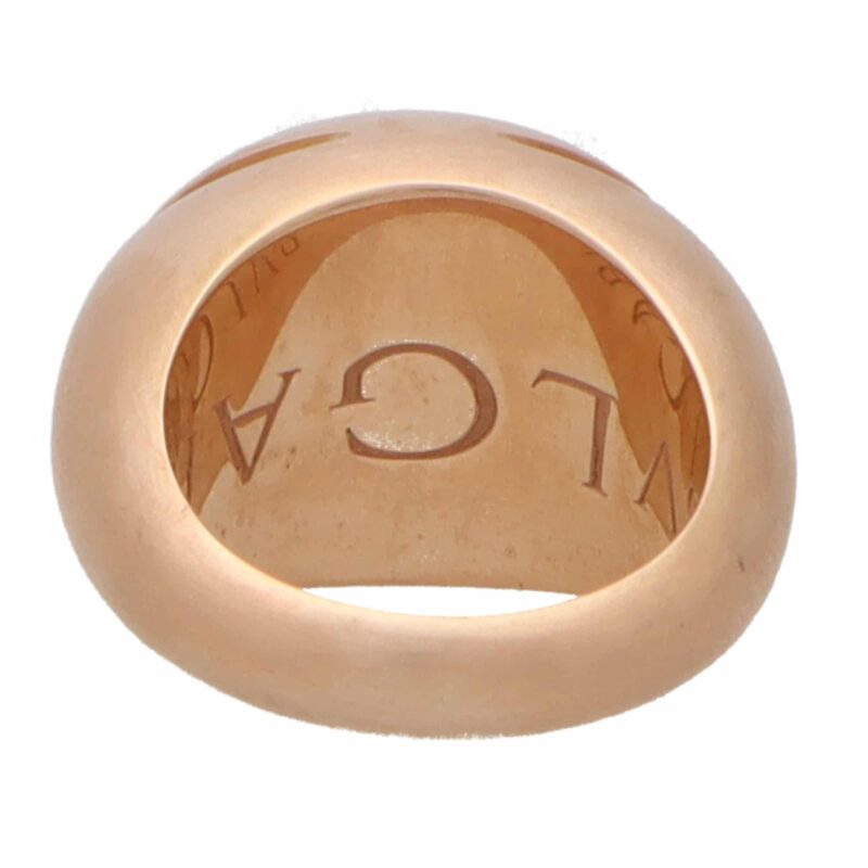 Vintage Bvlgari Rose Gold Bombe Ring