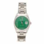 Vintage 1969 Manual Green Dial Rolex Oyster Date Watch