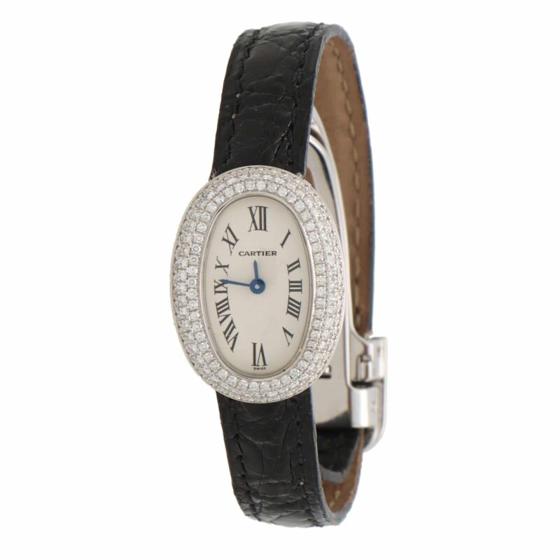 Vintage Cartier Baignoire Mini Diamond Dress Watch