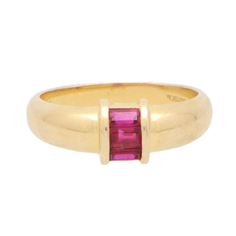 Vintage Tiffany & Co. Retro Ruby Ring